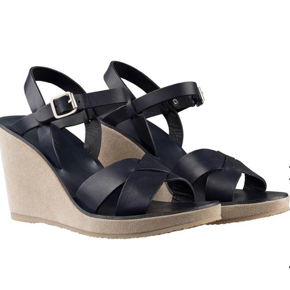 A.P.C. Shoes - APC Juliette Sandal Navy